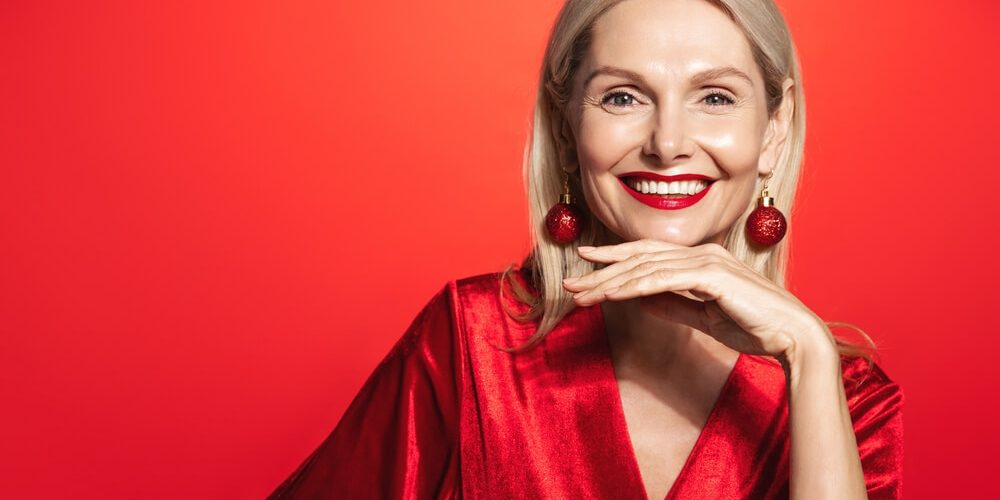 woman pre party skincare ritual