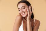 woman hydrating ingredients