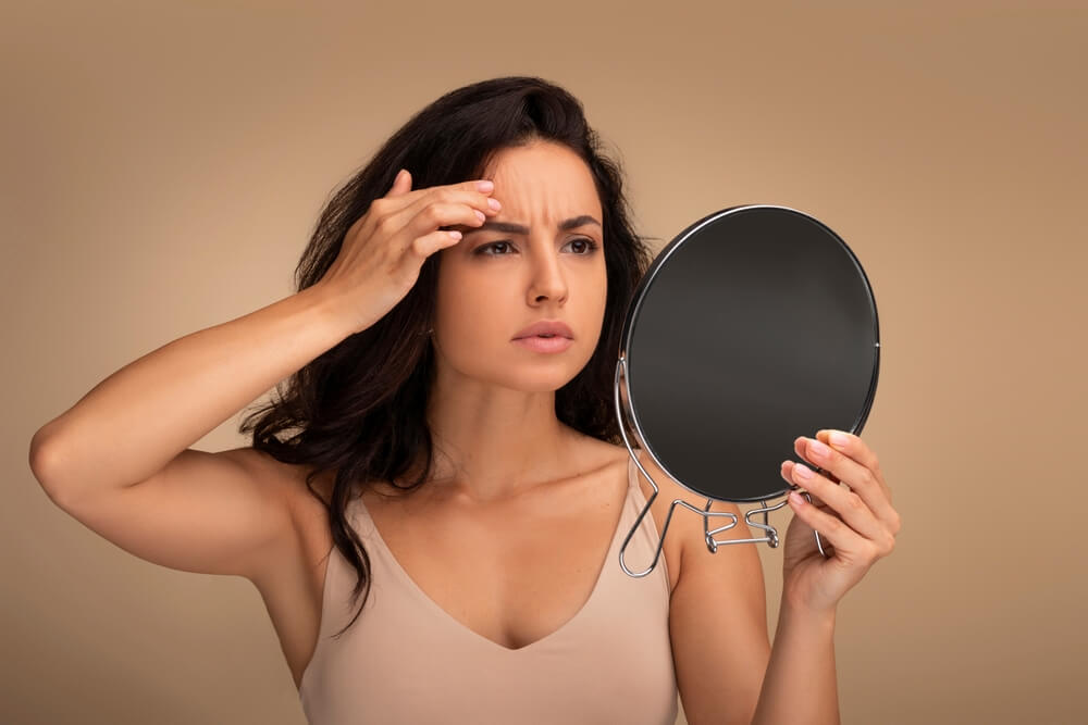 woman aging