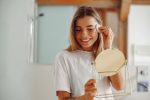 woman summer skincare